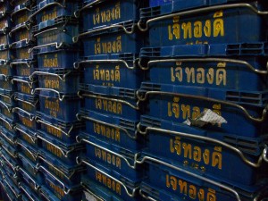 crates for flowers. Bangkok_the wordsmith