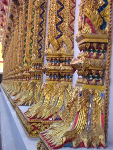 temple pillars. Koh Samui, Thailand_the wordsmith